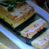 Plum-cake vegetariano a tre strati